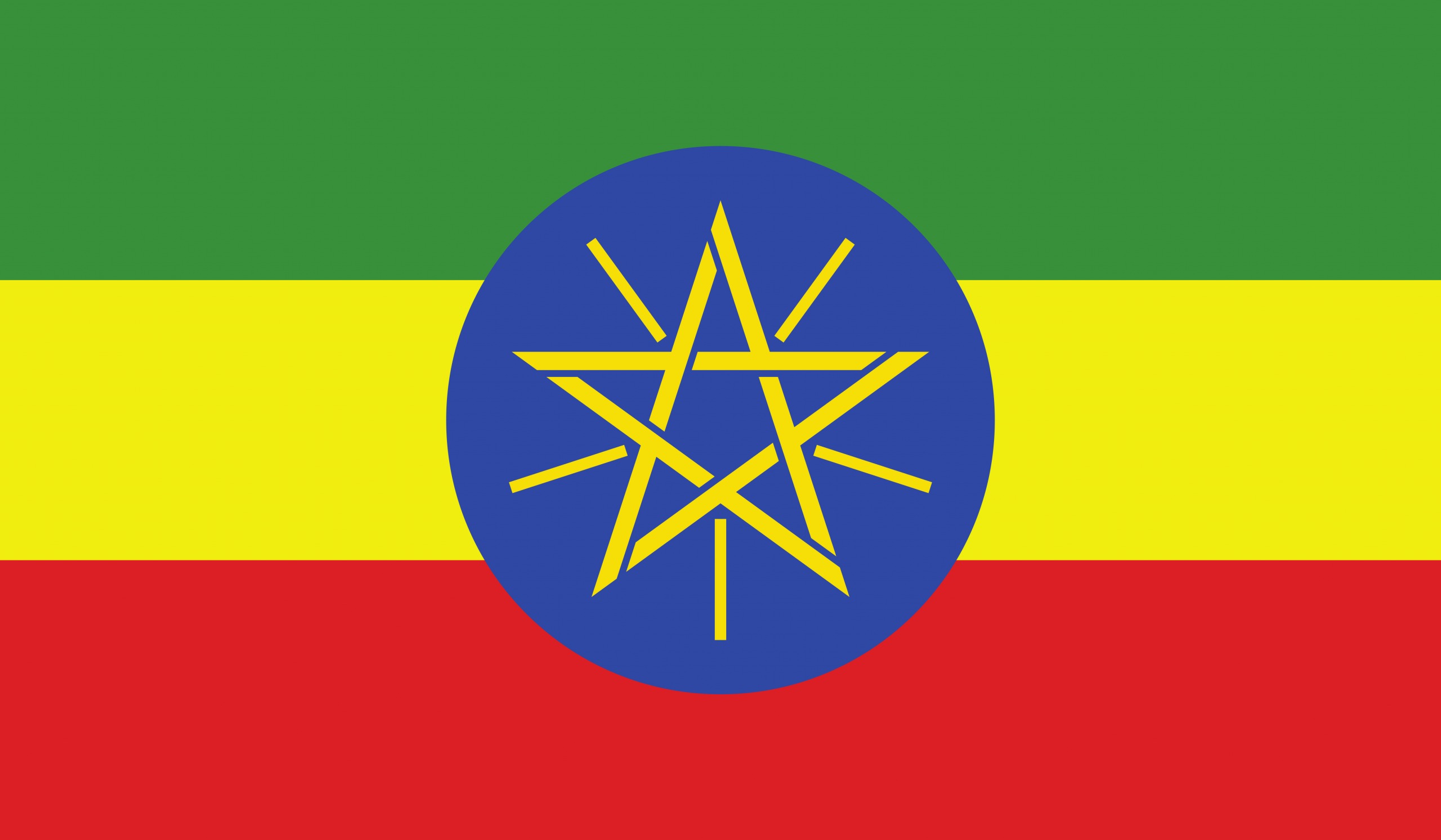 Drapeau de L'Ethiopie