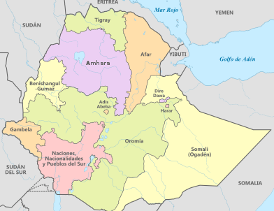 Rallier les différentes villes d'Éthiopie en bus